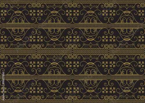 Vector vintage arabic pattern