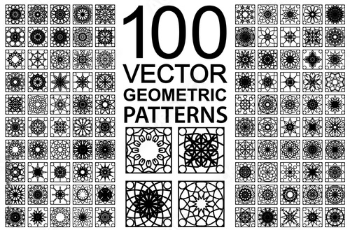 Vector Set of Geometric Patterns