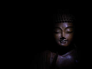Rollo Buddha Buddha Gesicht im Schatten  © ricky1001