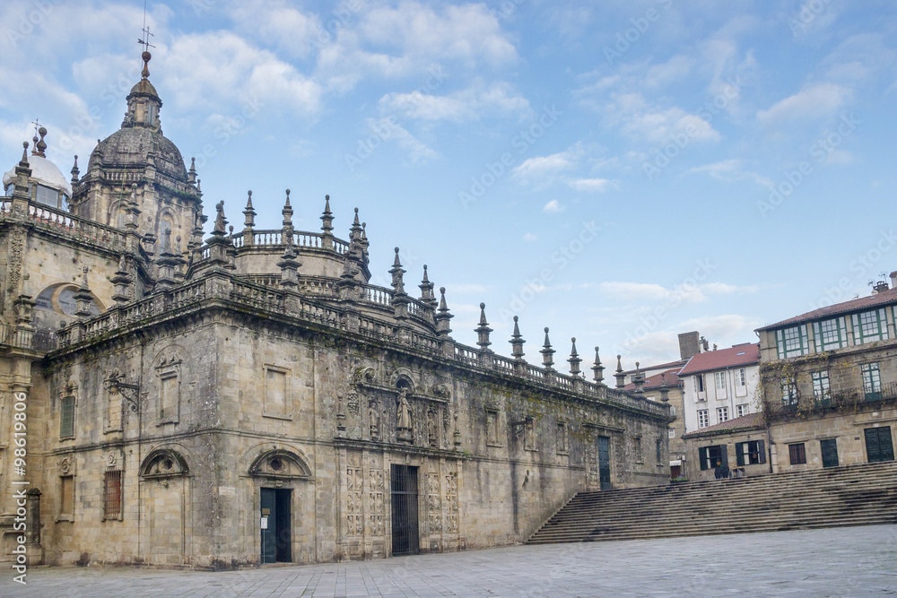 Puerta santa de la catedral de Santiago de Compostela