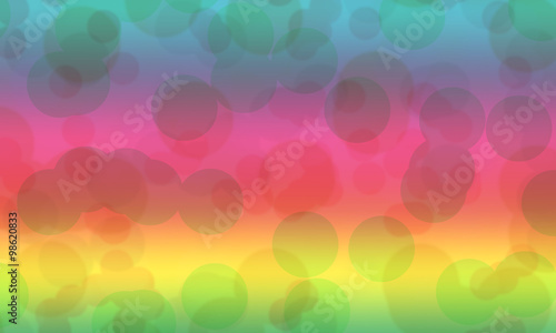 Bokeh abstract rainbow colorful background,illustration