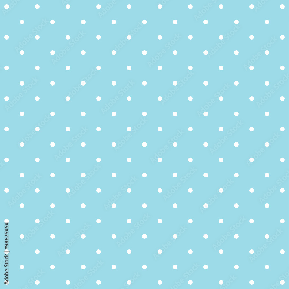Blue polka dot background pattern