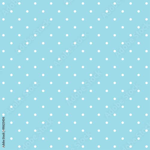 Blue polka dot background pattern