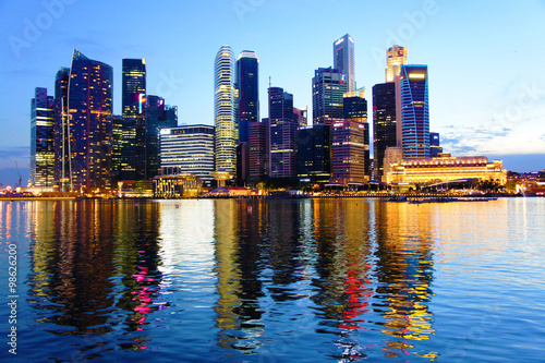 Cityscape at Marina Bay Singapore 