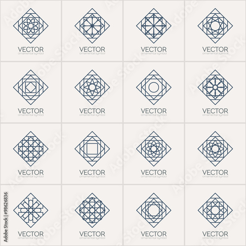 Vector geometric symbols