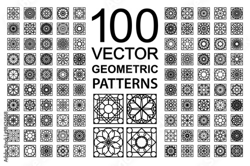 Vector Set of Geometric Patterns