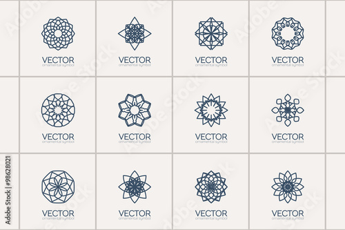 Vector geometric symbols
