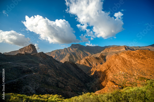 Mountains on western part of Gran Canaria island © rh2010