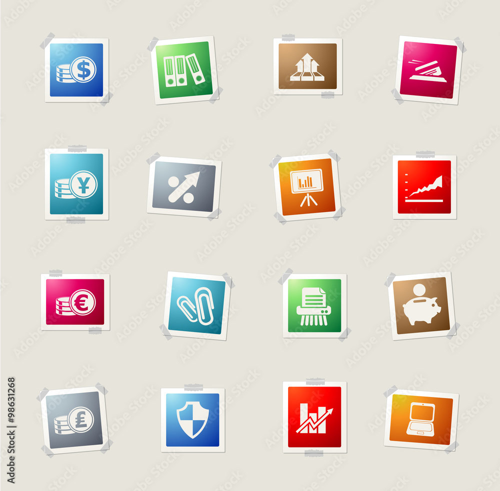 Business and Finance Web Icons Business and Finance Web Icons