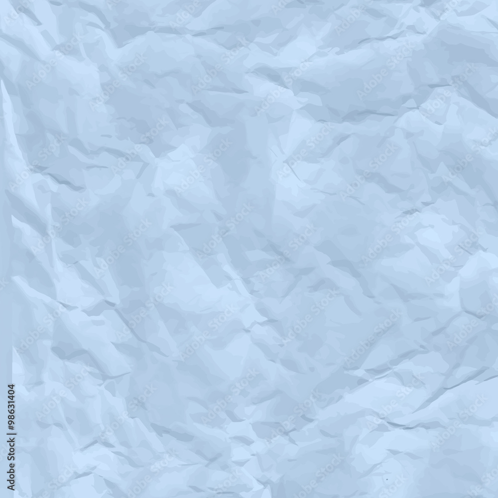 Fototapeta premium Texture of white crumpled paper full frame