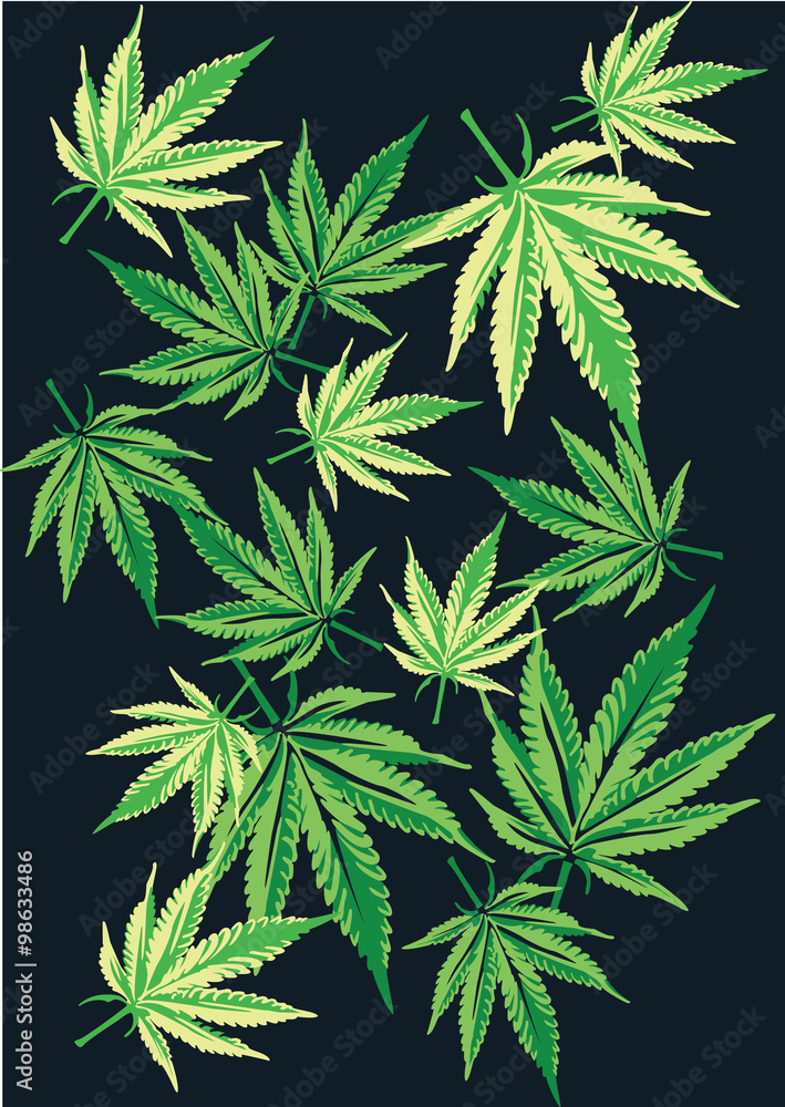 Abstract Cannabis Seamless Pattern Background Vector Illustration EPS10 Abstract Cannabis Seamless Pattern Background Vector Illustration EPS10