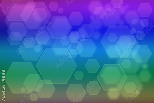 hexagon bokeh wallpaper