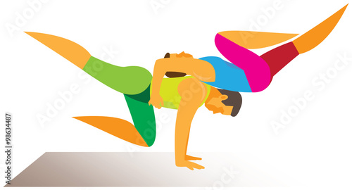 two power acrobats