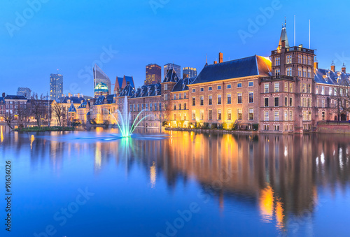 Binnenhof Palace in The Hague  Den Haag 