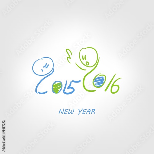 NEW YEAR vector illustration
