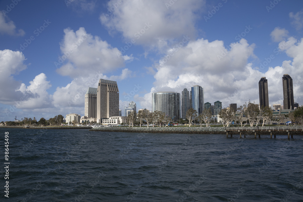 Obraz premium San Diego Bay View of Downtown