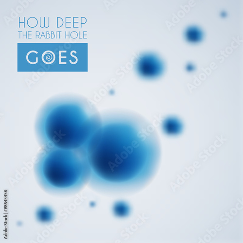 Abstract molecule background