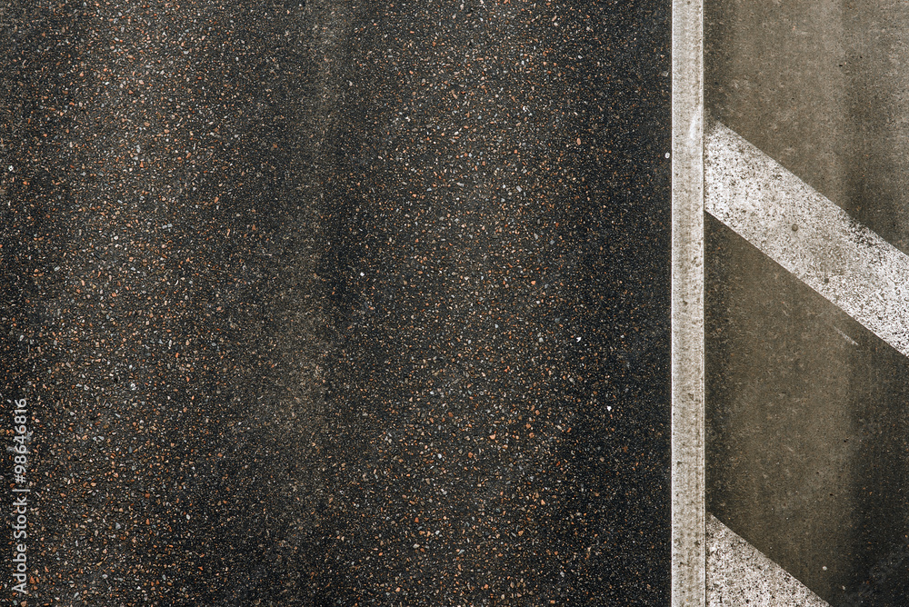 Fototapeta premium Road, top view