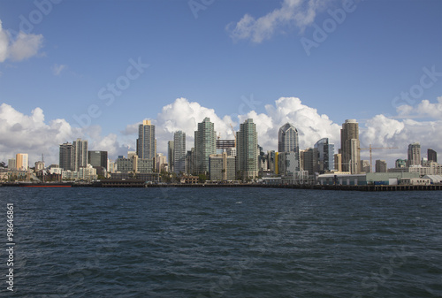 San Diego, California City View Downtown harbor and city buildings © Chris Johnson