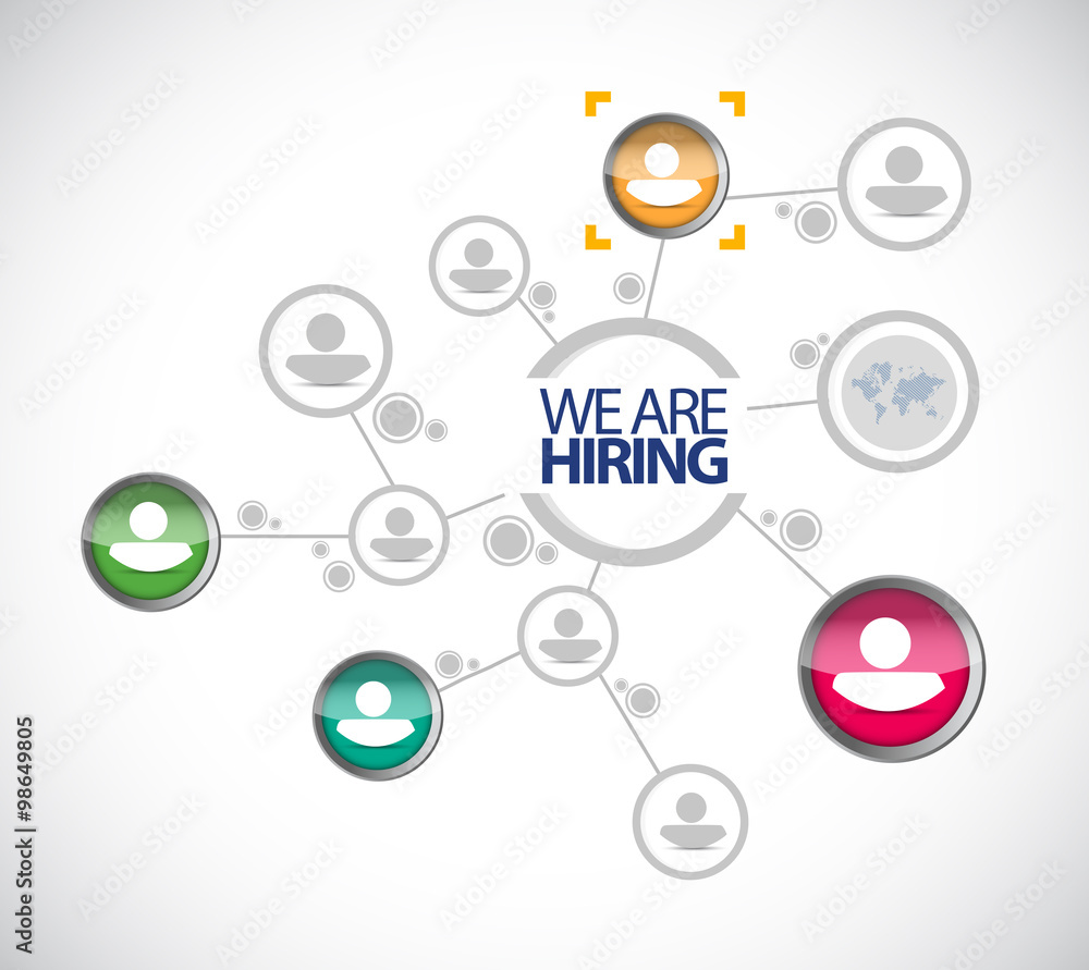 we are hiring. set of candidates. we are hiring. set of candidates.