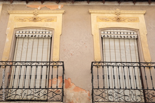 window with bars in Catral, Alicante, Spain
 photo