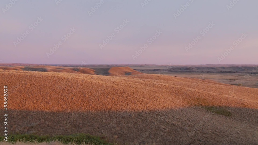 Sprawling prairies of Saskatchewan at dusk. Zoom Sprawling prairies of Saskatchewan at dusk. Zoom
