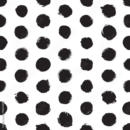 Dekoracja na wymiar  seamless-dot-pattern-hand-painted-circles-ink-illustration-polka-dot