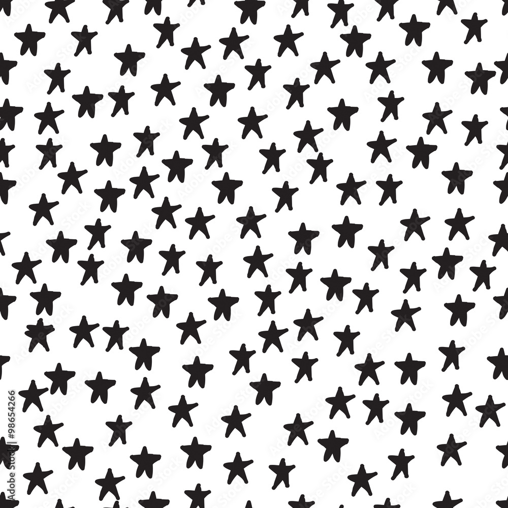 Hand drawn style abstract seamless pattern. Tiling repeat background in black and white. Hand drawn style abstract seamless pattern. Tiling repeat background in black and white.