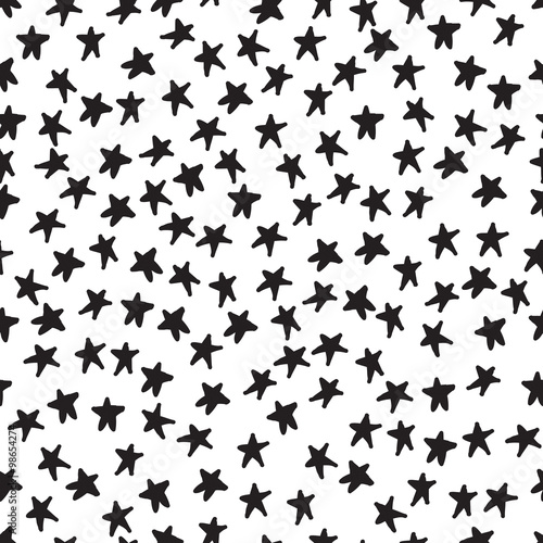 Monochrome scribble background. Modern design.Vector illustration. Fancy hand drawn casual texture.White background with black lines and dots. 