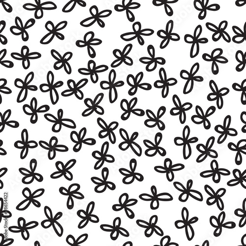 Seamless pattern. Sketch background with hand drawn hipster doodles.