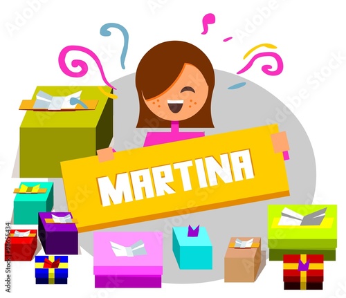 Celebration gift for Martina
