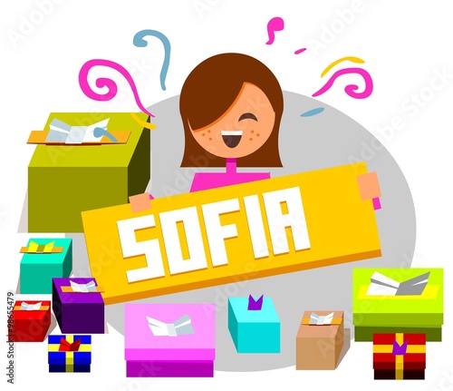 Celebration gift for Sofia