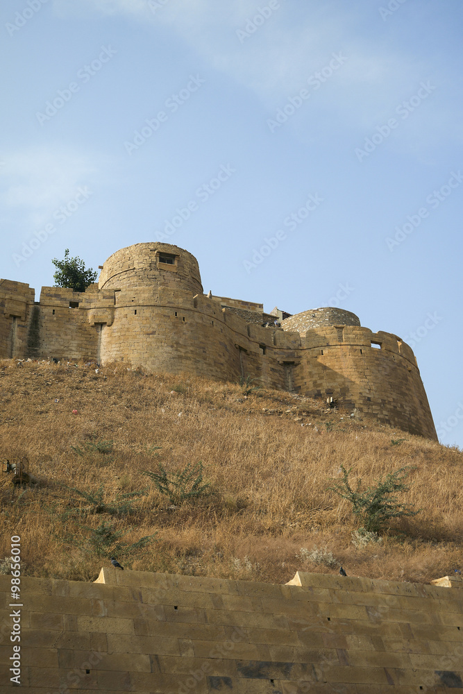 Jaisalmer, India-November 26, 2016:Different Parts of Golden For