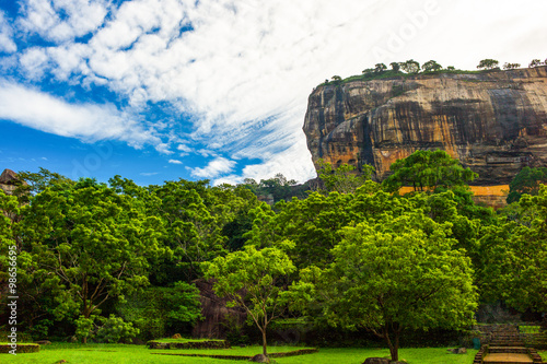 Sri Lanka, Sigirija, the Lion Rock archaeological site
