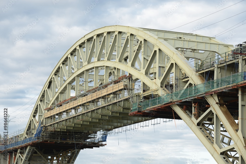 Railway bridge in Stockholm