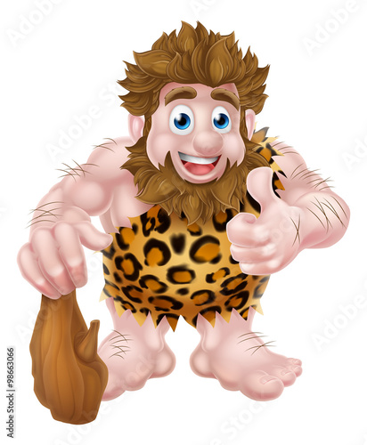 Cartoon Caveman