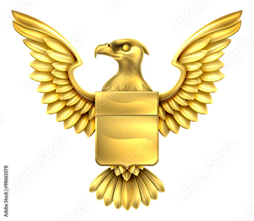 Gold Eagle Shield