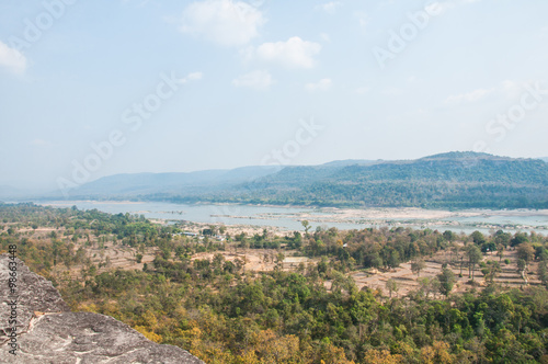 landscape of Pha Taem National Park, Ubon Ratchathani province ,