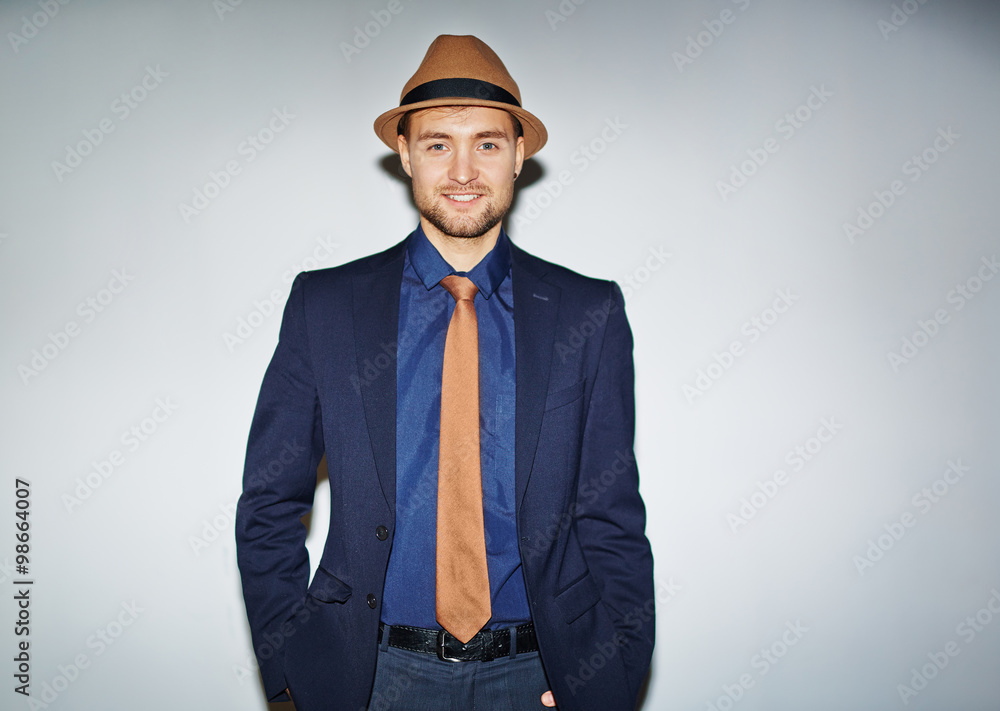 Well-dressed young man Well-dressed young man