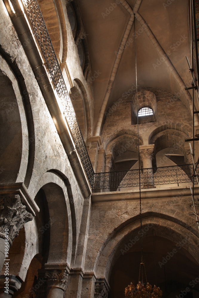 Church of the Holy Sepulchre (Church of the Resurrection) in Jerusalem. Israel Church of the Holy Sepulchre (Church of the Resurrection) in Jerusalem. Israel