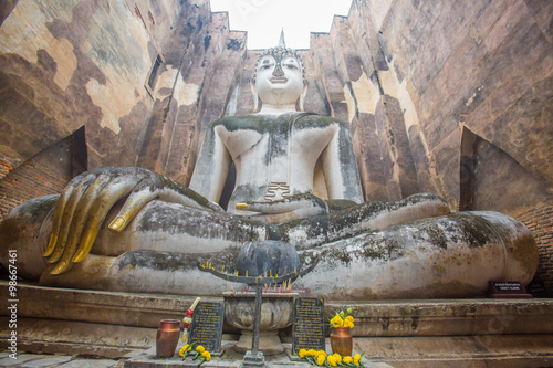 Sukothai historical park, Unesco world heritage, Thailand. photo