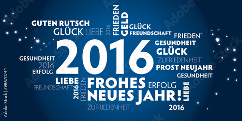 2016_Neujahrsgruss blau - Wünsche auf deutsch