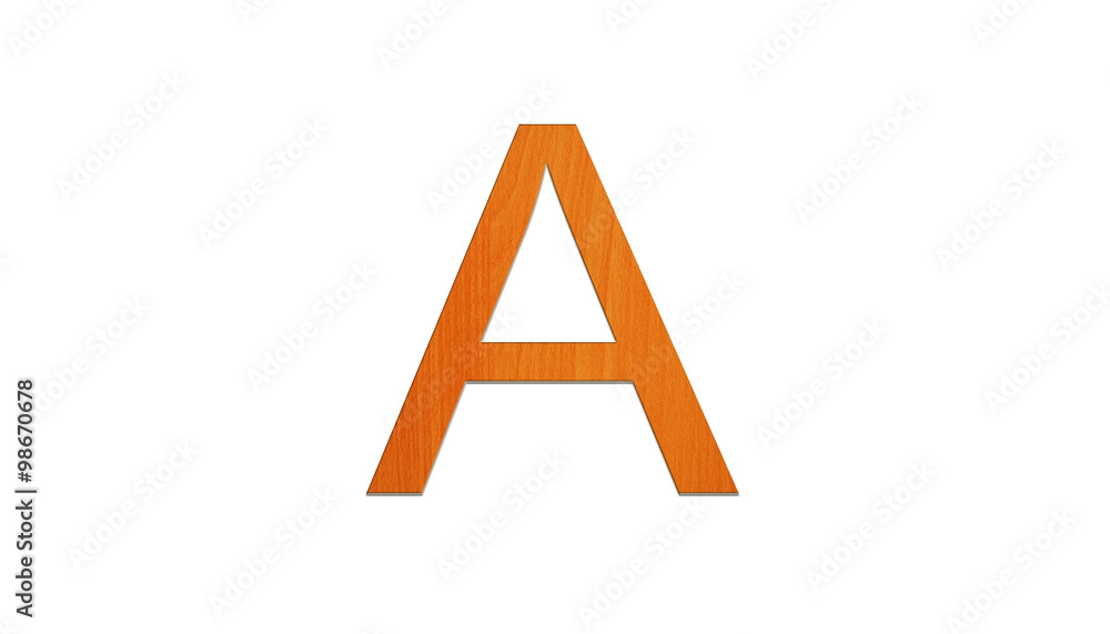 English alphabet wooden texture on the isolate and white background English alphabet wooden texture on the isolate and white background