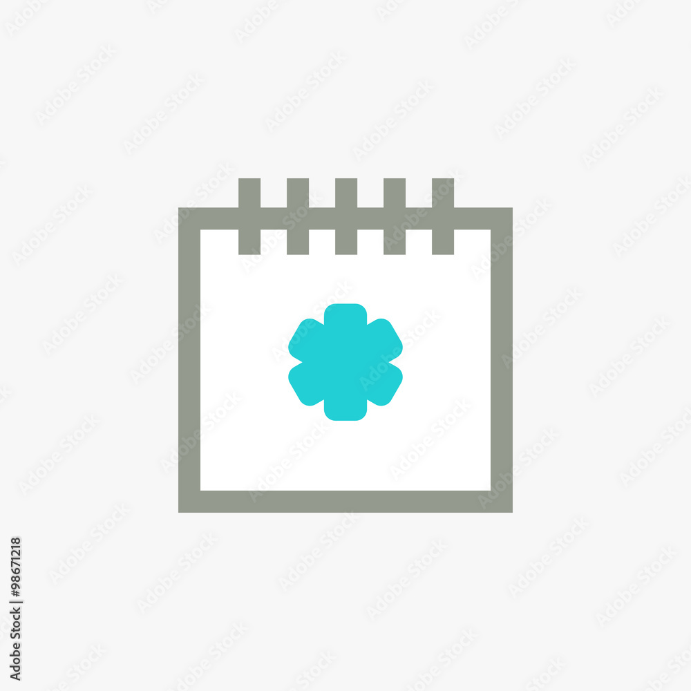 Medical icon vector illustration: health appointment Medical icon vector illustration: health appointment