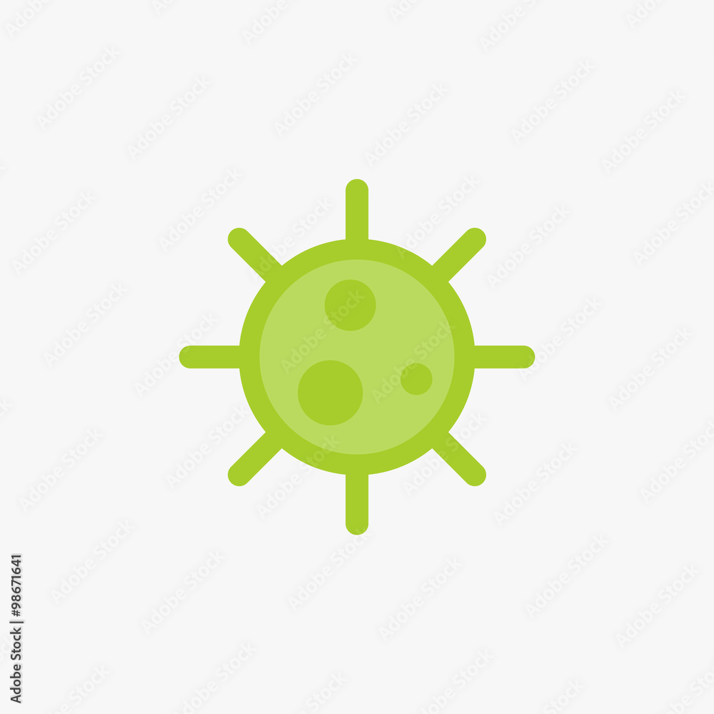 Obraz premium Virus icon vector illustration