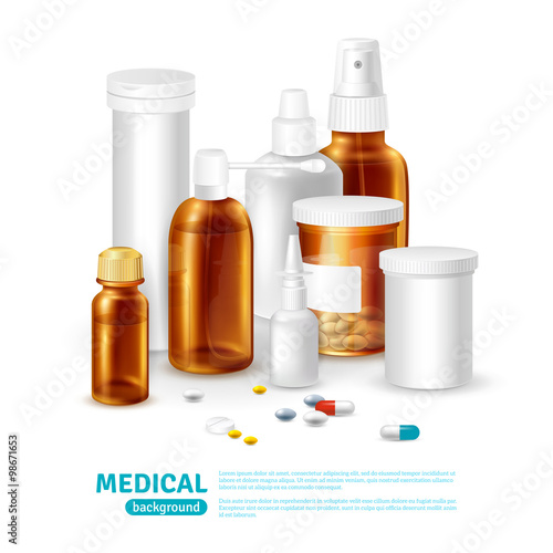 Medical Realistic Background 