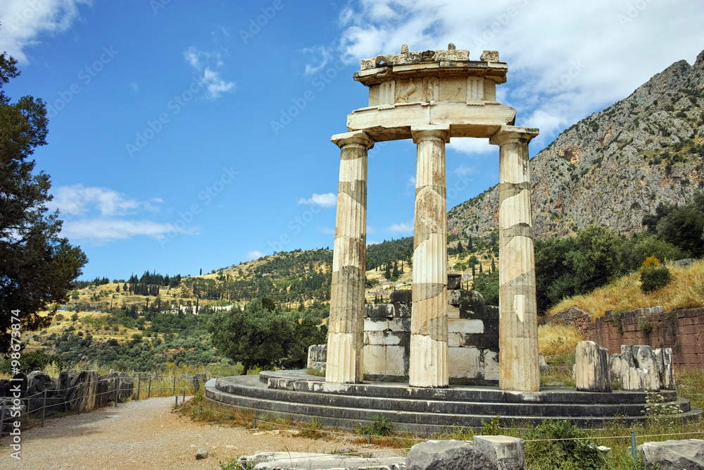 Athena Pronaia Sanctuary at Delphi, Central Greece
