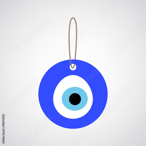 Turkish amulet - Nazar, believed to protect against the evil eye photo