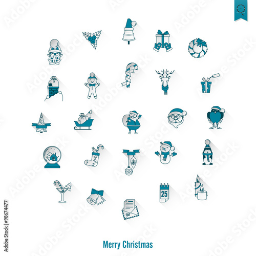 Christmas and Winter Icons Collection