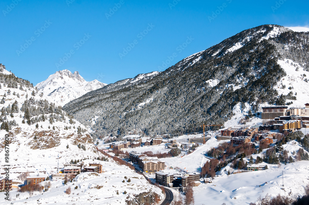 Andorra winter resort Granvalira